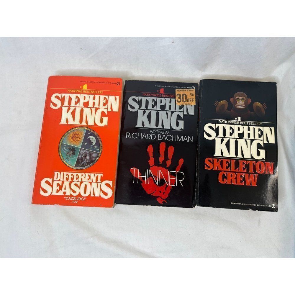 Stephen King Signet 1st Edition 1st Print Different Seasons Thinner Skeleton Cre